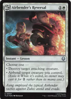 Airbender's Reversal - FOIL - U Avatar: The Last Airbender 7 - MTG - Image 1