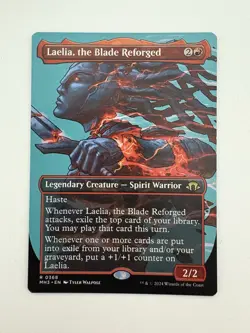 Laelia the Blade Reforged Showcase Profile MTG Magic Card NM Near Mint CMM - Image 1