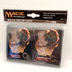Ultra Pro Magic MTG 80 Deck Protector Sleeves Mana 4 Planeswalkers Ajani - Image 1