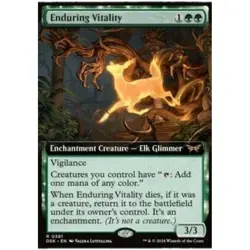 Magic/MTG Enduring Vitality (V.1) XDSK-381 Rare Englisch Excellent - Image 1