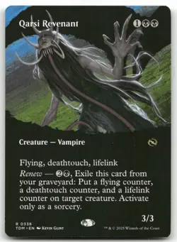 Qarsi Revenant (Borderless) #338 MTG Tarkir TDM NM X1 - Image 1
