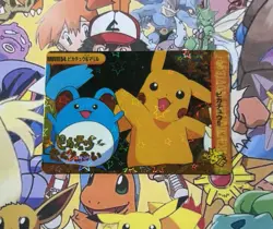 Pokemon Vintage Pocket Monsters Vending HOLO Prism Sticker 1999 Bandai Nintendo - Image 1