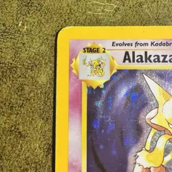 Pokemon TCG Alakazam Base Set 1/102 Holo LP Nice Condition - Image 3