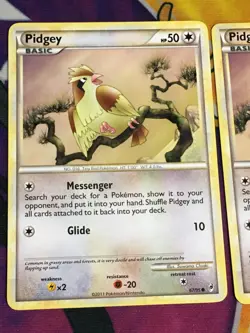 D949 POKEMON TCG CALL OF LEGENDS PIDGEY 2X 67 PIDGEOTTO 48 MP - Image 2