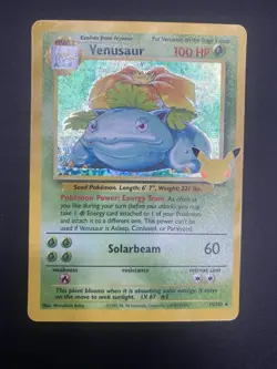 Venusaur 15/102 Celebrations: Classic Collection Holo NM Pokemon - Image 1