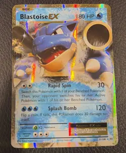 Blastoise EX 21/108 XY Evolutions Holo Pokemon Ultra Rare LP - Image 1