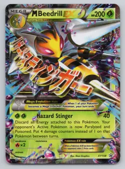 Pokemon TCG M Beedrill EX Promo XY Promos XY158 - Image 1