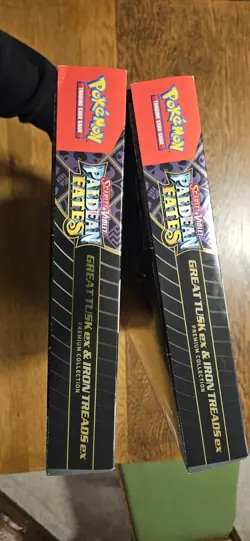 Pokemon TCG Scarlet & Violet Paldean Fates Great Tusk Iron Treads Premium Box EX - Image 4