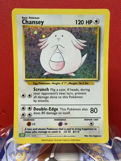 Chansey 015/034 CLV Classic Collection Holo Pokemon NM #555 - Image 1