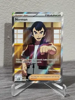 Pokemon Scarlet & Violet Paradox Rift Norman 237/182 Full Art Ultra Rare - Image 1