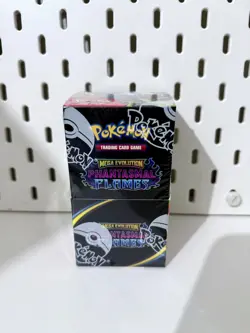 Pokemon TCG: Mega Evolution Phantasmal Flames Half Booster Box 18 Packs Sealed - Image 1