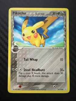 Pokemon TCG Pikachu 79/110 EX Holon Phantoms Regular Common LP - Image 1