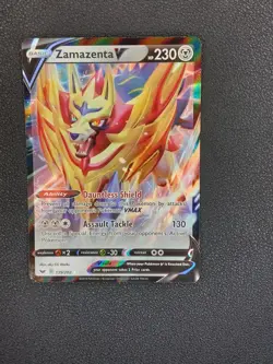 Zamazenta V 139/202 Sword & Shield Ultra Rare Pokemon NM - Image 1
