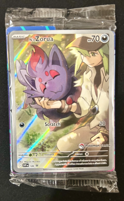N's Zorua 189 Pokemon Scarlet & Violet Promo Pokemon Center Exclusive Sealed - Image 1