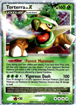 Torterra LV.X DP09 Pokemon Diamond and Pearl Promos Holo Rare LP - Image 1