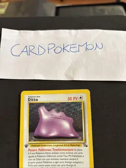 Pokemon Card Ditto 1 St 3/62 -Fossil-Ita-Holo-Exc! - Image 2