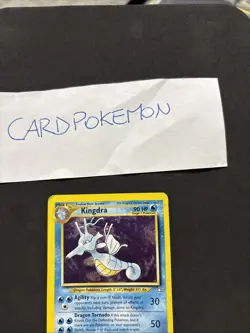 Pokemon Card Kingdra 8/111 Set Neo Genesis-Ita-Holo-swirl-good! - Image 2