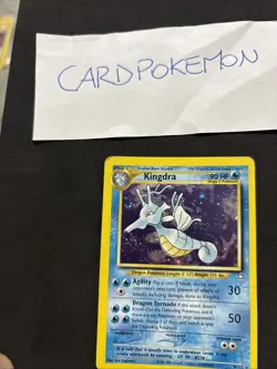 Pokemon Card Kingdra 8/111 Set Neo Genesis-Ita-Holo-swirl-good! - Image 4