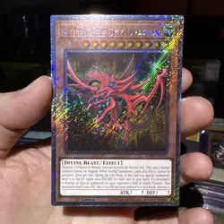 Slifer The Sky Dragon RA04-EN117 Platinum Secret Rare Yugioh 1st Edition Mint - Image 1