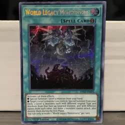 1ST EDITION WORLD LEGACY MONSTROSITY 2020 MP20-EN076 (LP/MP) YUGIOH - Image 1