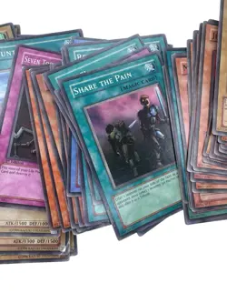 Lot of 100+ Konami Yu-Gi-Oh! TCG Cards Classic 1996 Rares Short Print Commons - Image 5