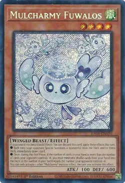 Yugioh! LP Mulcharmy Fuwalos - RA04-EN050 - Secret Rare - 1st Edition Lightly Pl - Image 1