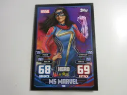 Topps Hero Attax Marvel Card Ms Marvel - Image 1