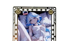 Goddess Story: Furina (Genshin Impact) Spicy Metal Anime Waifu CCG Card - Image 2