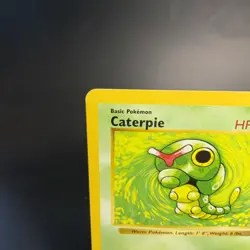 Caterpie Common Base Set (Shadowless) 045/102 LP Vintage Pokemon Card WOTC 1999 - Image 2