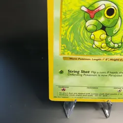 Caterpie Common Base Set (Shadowless) 045/102 LP Vintage Pokemon Card WOTC 1999 - Image 5