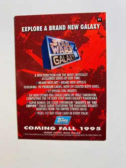 1995 TOPPS #P7 STAR WARS GALAXY NM-MT CARD - Image 2