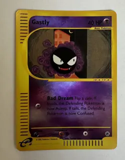 Pokemon Gastly Reverse Holo Card 109/165 Expedition Base Set NM 2002 - Image 1