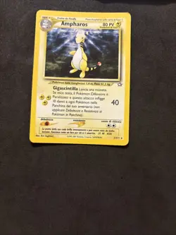 Pokemon Card Ampharos 1/111- Ita-Holo-Good/Exc! - Image 3