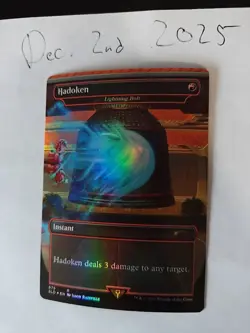 MTG Hadoken Lightning Bolt Secret Lair Drop Foil Card NM #675 - Image 4
