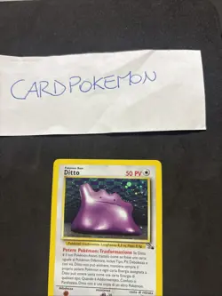 Pokemon Card Ditto 1 St 3/62 -Fossil-Ita-Holo-Good/exc! - Image 2