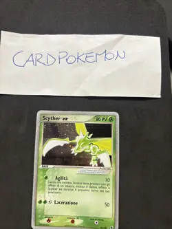 Pokemon Card Scyther Ex 102/109 Ex Ruby & Sapphire -Ita-Holo-Good! - Image 2