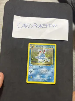 Pokemon Card Azumarill 2/111 -Neo Genesis-eng-Holo-swirl-Good! - Image 1