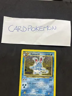 Pokemon Card Azumarill 2/111 -Neo Genesis-eng-Holo-swirl-Good! - Image 2