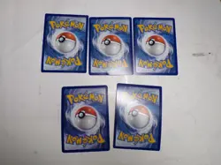 Lot of 5 Pokemon Reverse Holo/Holo Cards - Image 2