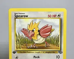 Spearow 62/64 (LP) 1st Edition Common Jungle Set 1996 WOTC Pokemon Card - Image 3