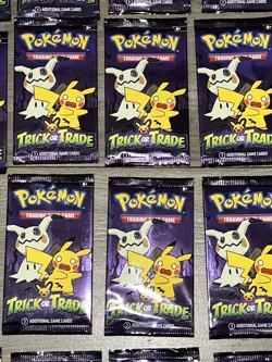 Pokemon TCG Trick Or Trade Halloween Booster Bundle 30 Packages 90 Cards 2023 - Image 3