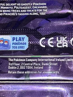 Pokemon TCG Trick Or Trade Halloween Booster Bundle 30 Packages 90 Cards 2023 - Image 5