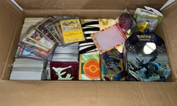 HUGE Pokemon Collection Lot Card Bulk, Tins, Coins, Shirt, More See Description - Image 1
