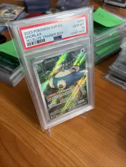 Snorlax 151 Elite Trainer Box Promo Card PSA 10 - Image 3