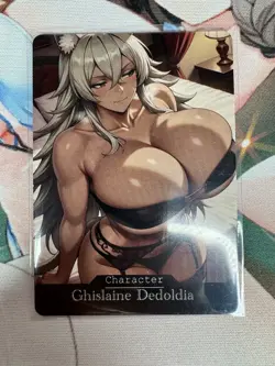 Ghislaine Dedoldia Jobless Reincarnation Goddess Story Waifu Anime Custom Card - Image 1