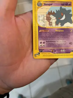 Pokemon Gengar TCG Skyridge 10/144 Non-Holo E Reader Card - Image 2