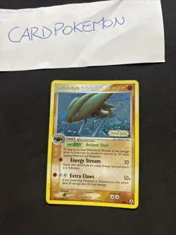 Pokemon Card Kabutops 7/92 EX Legend Maker-stamped-Eng-Holo-Nm! - Image 1