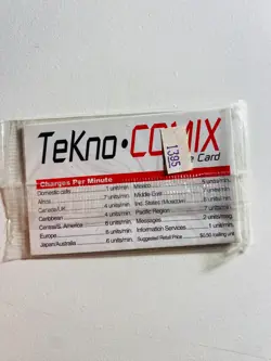 TEKNO COMIX PACK NM-MT CARD - Image 2