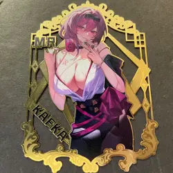 Goddess Story Gold METAL Card - Serial Number #155/200! Kafka Anime Girl - Image 1