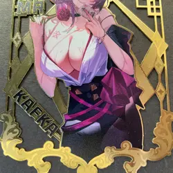 Goddess Story Gold METAL Card - Serial Number #155/200! Kafka Anime Girl - Image 3